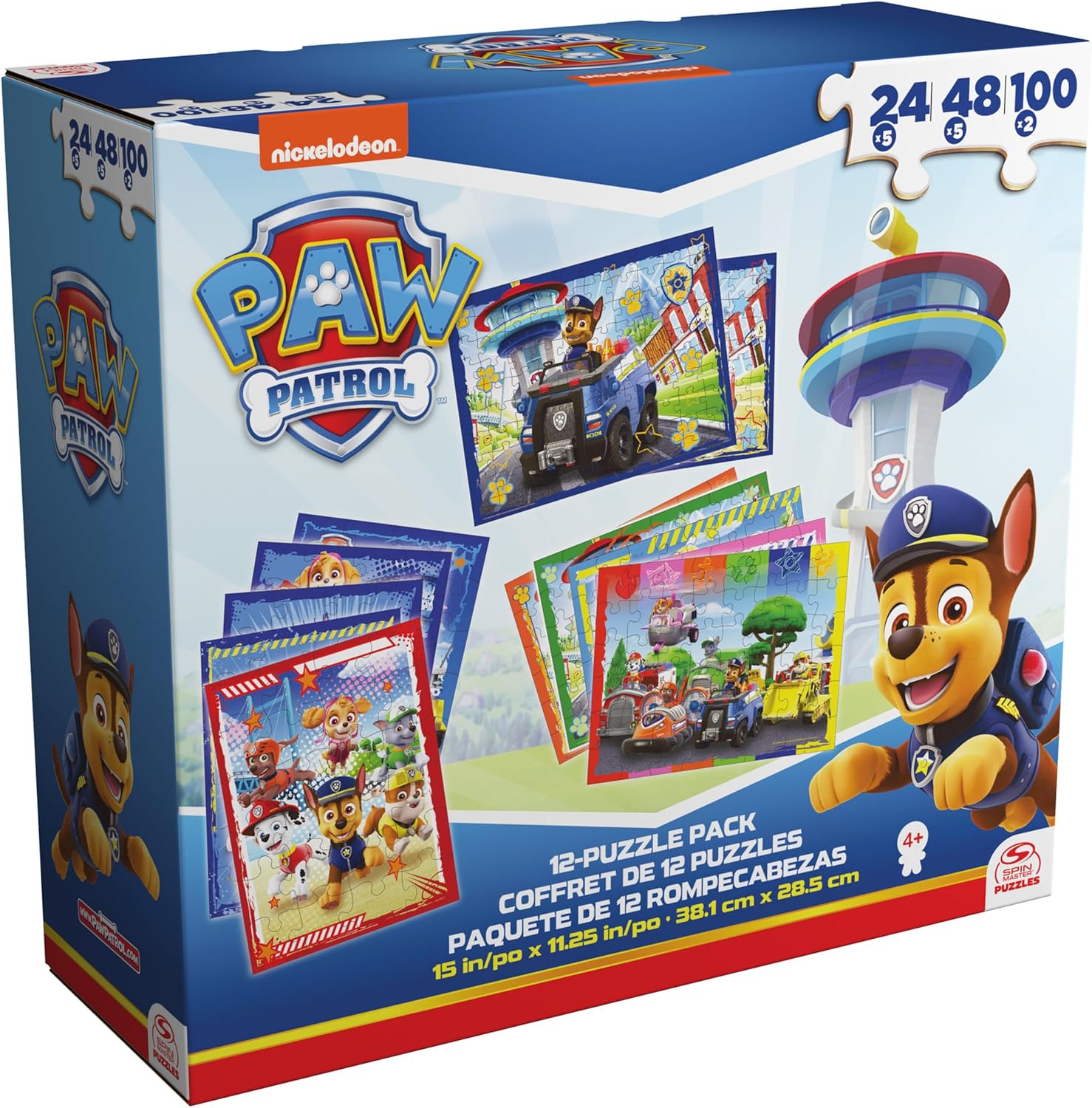 CARDINAL ROMPECABEZAS PAW PATROL 12 EN 1