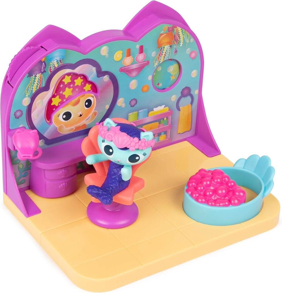 Gabby's Dollhouse MerCat's SPA Room Playset