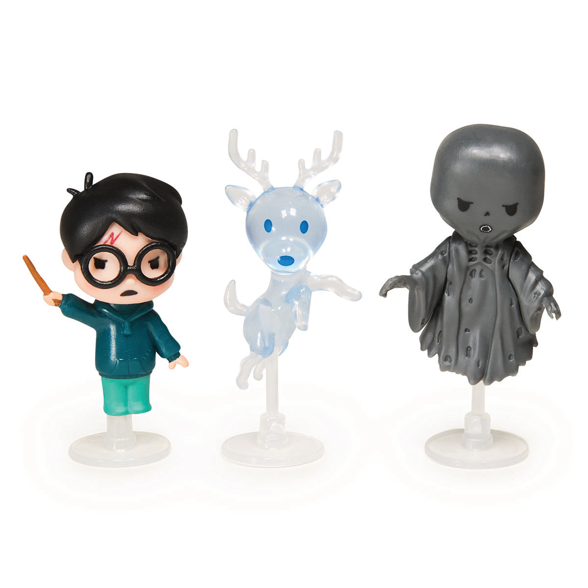 Harry Potter with Harry Stag Patronus and Dementor