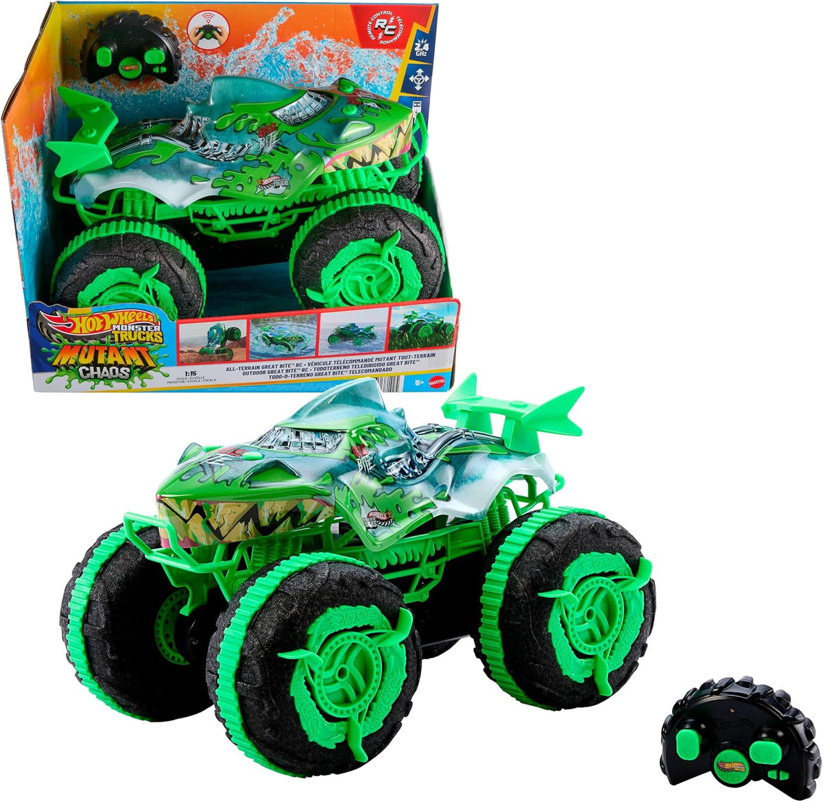 HW MONSTER TRUCKS RC TODO TERRENO 1:15  JMM76
