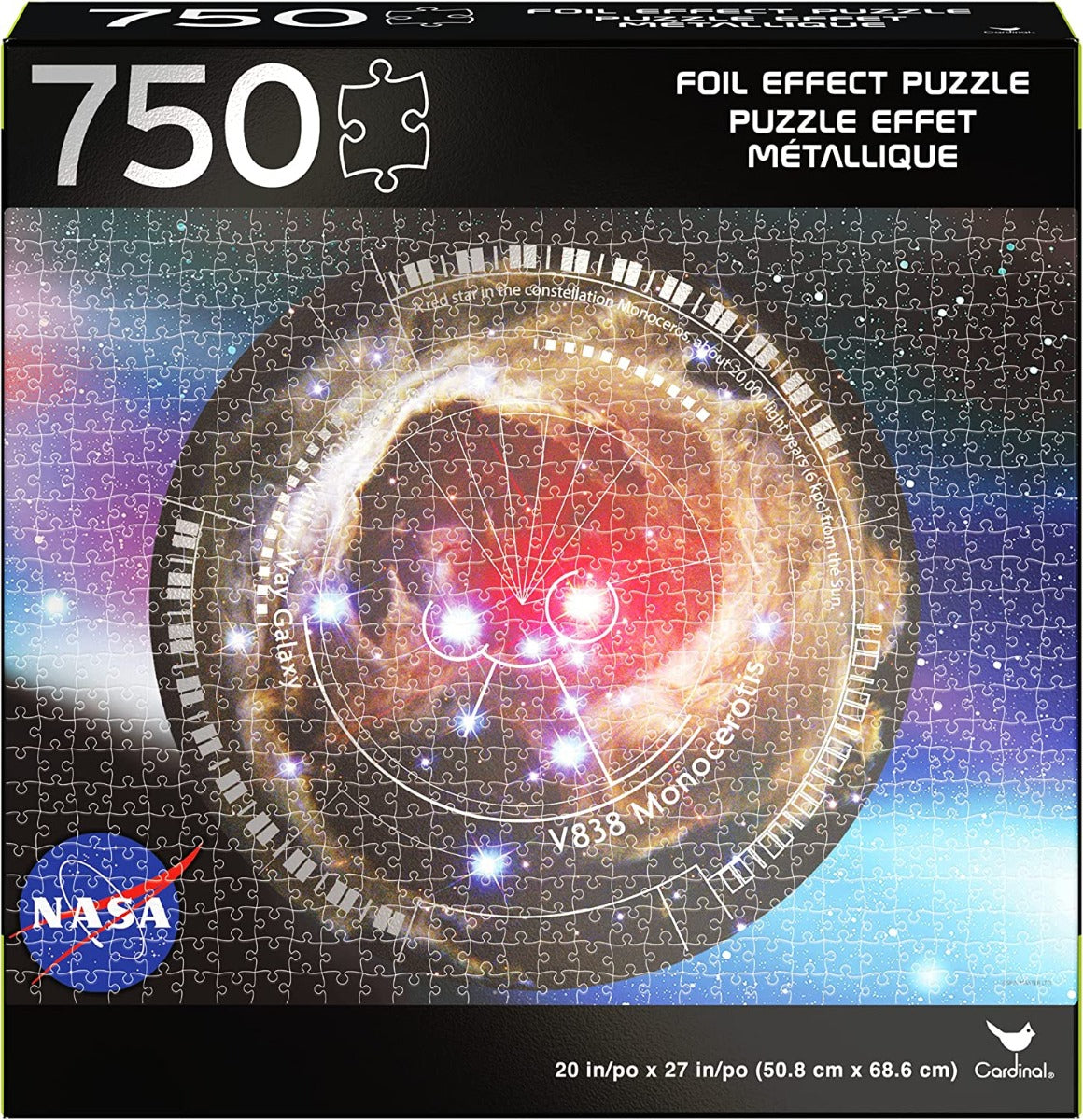 Cardinal Puzzle 720 Pieces, NASA