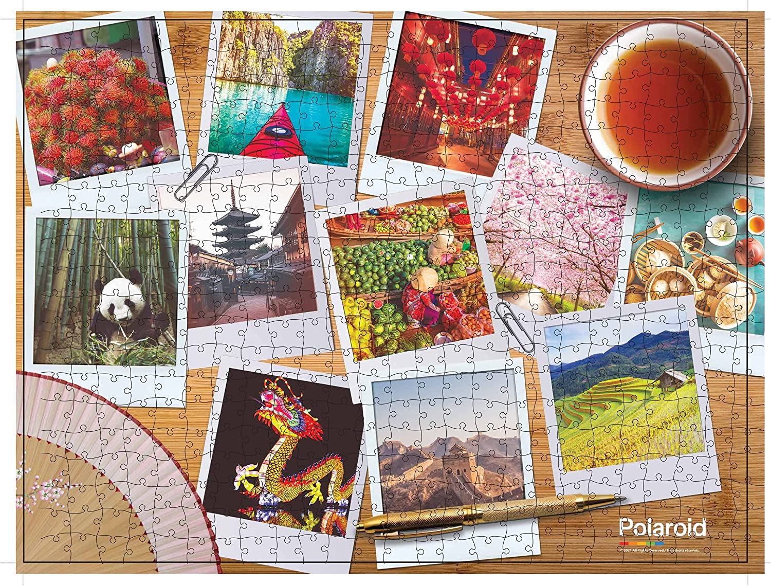 Cardinal Polaroid Puzzle 500 pcs