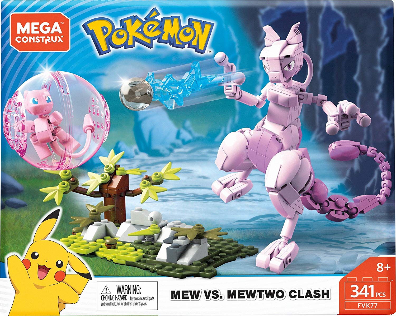 Mew vs Mewtwo Mega Construx