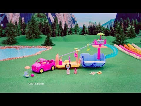 Polly Pocket Beach Camper