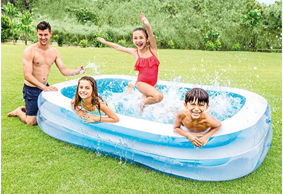 Intex Large Rectangular Inflatable Family Pool