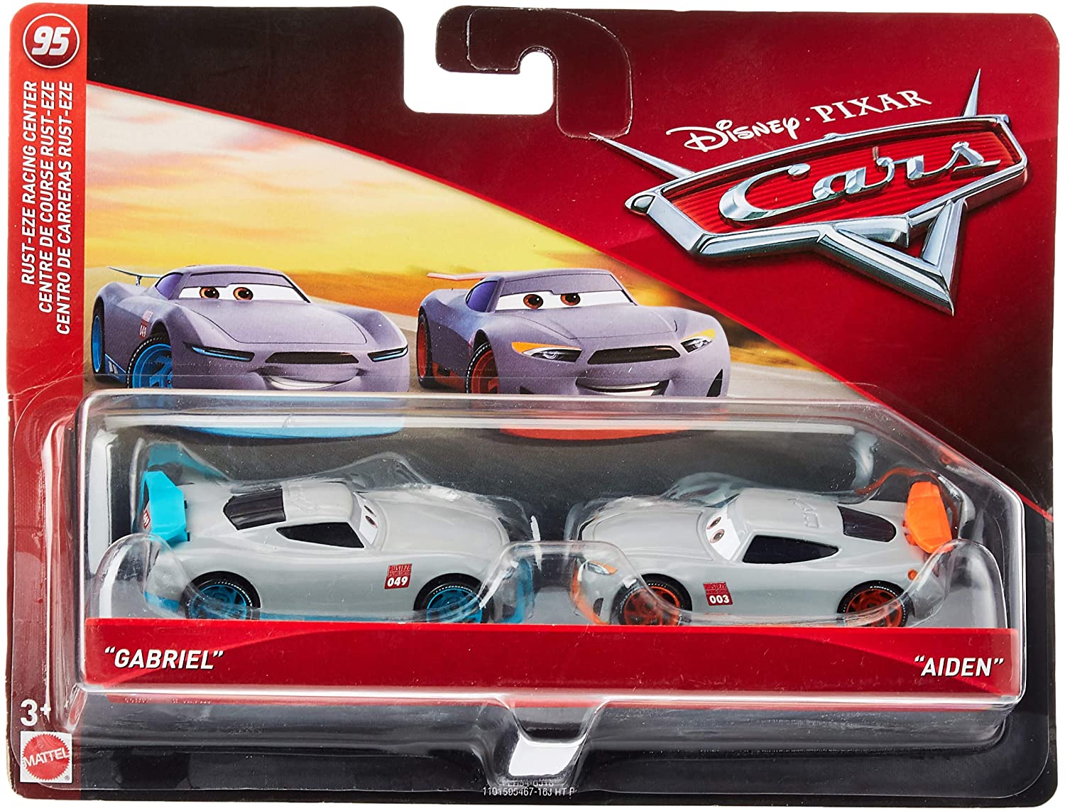 CARS DE DISNEY Y PIXAR PAQUETE DE 2 PERSONAJES DXV99