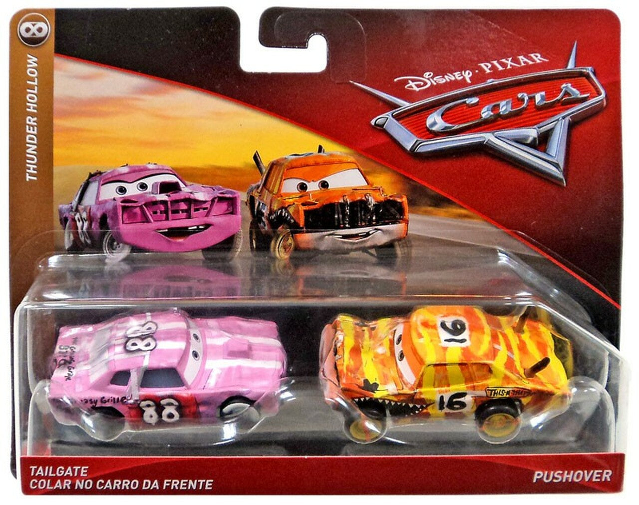 DISNEY &amp; PIXAR CARS 2-PACK CHARACTERS DXV99