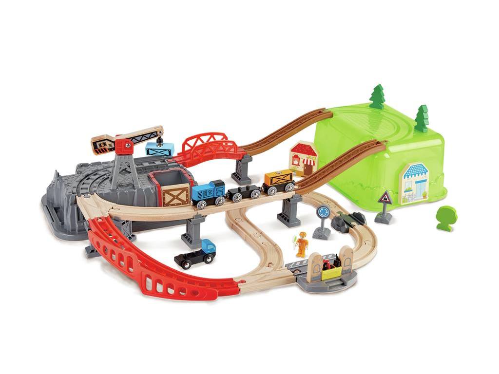 Hape Train Building Blocks Set