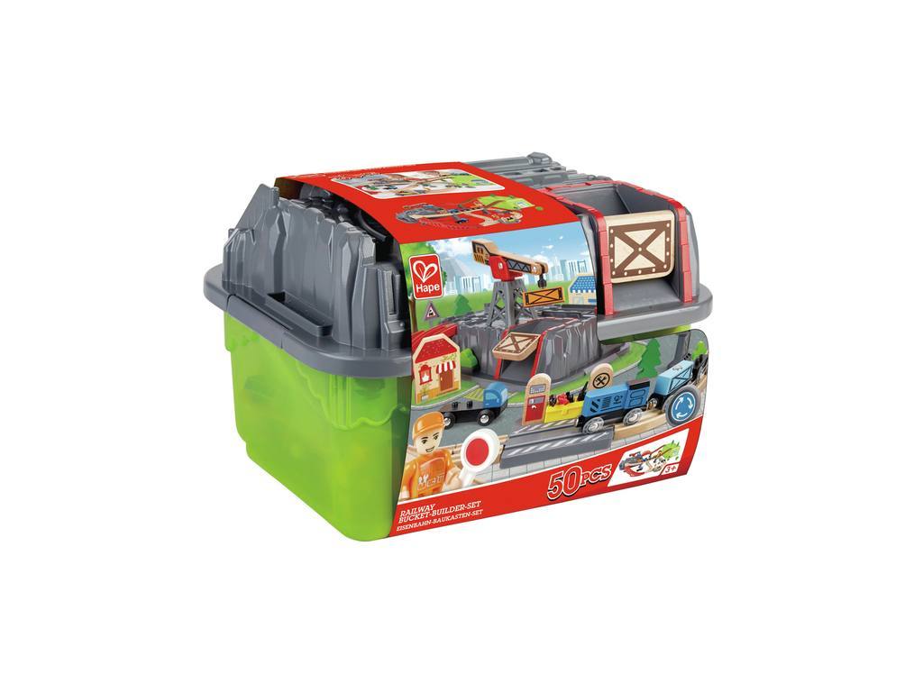 Hape Train Building Blocks Set