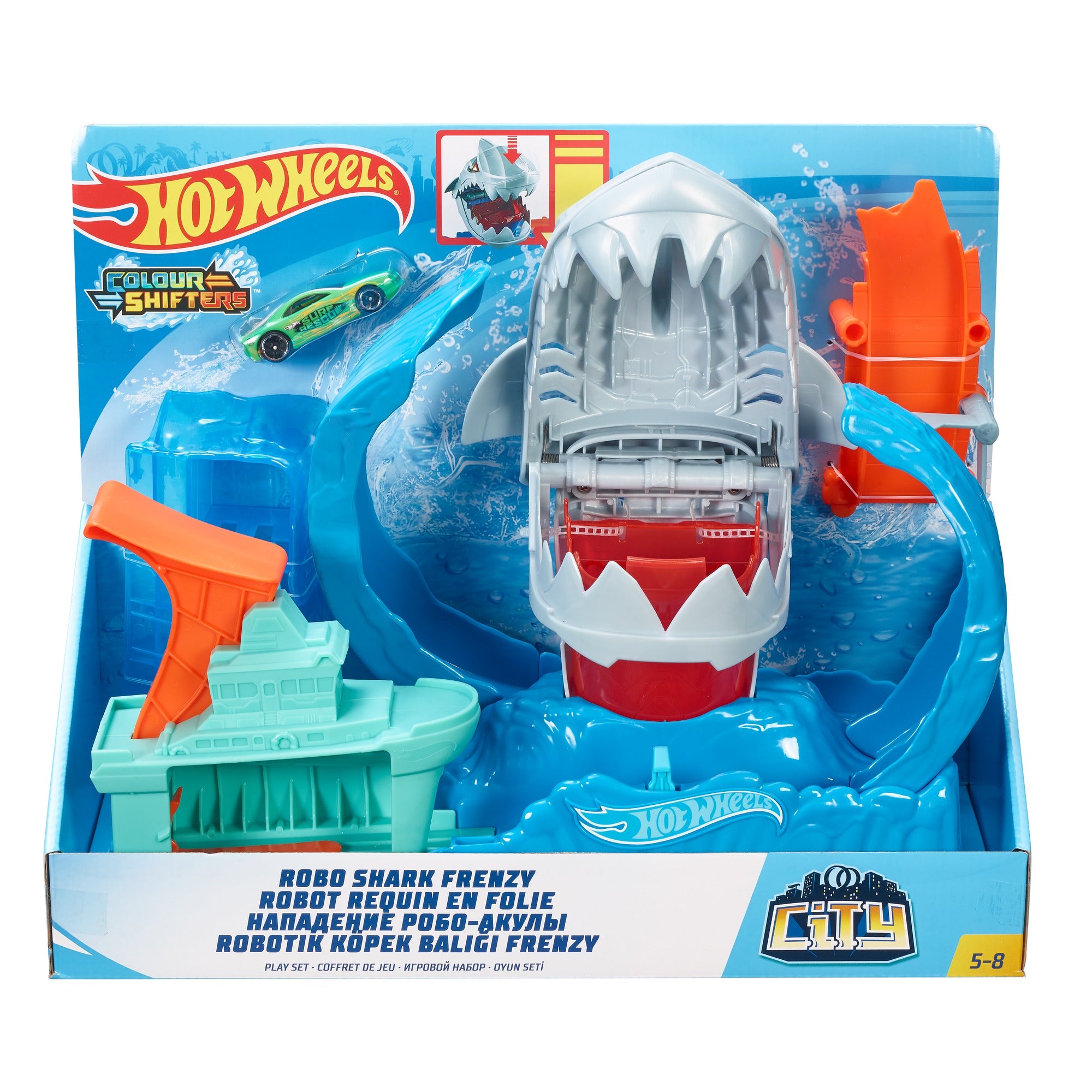 Hot Wheels City Robo Shark GJL12