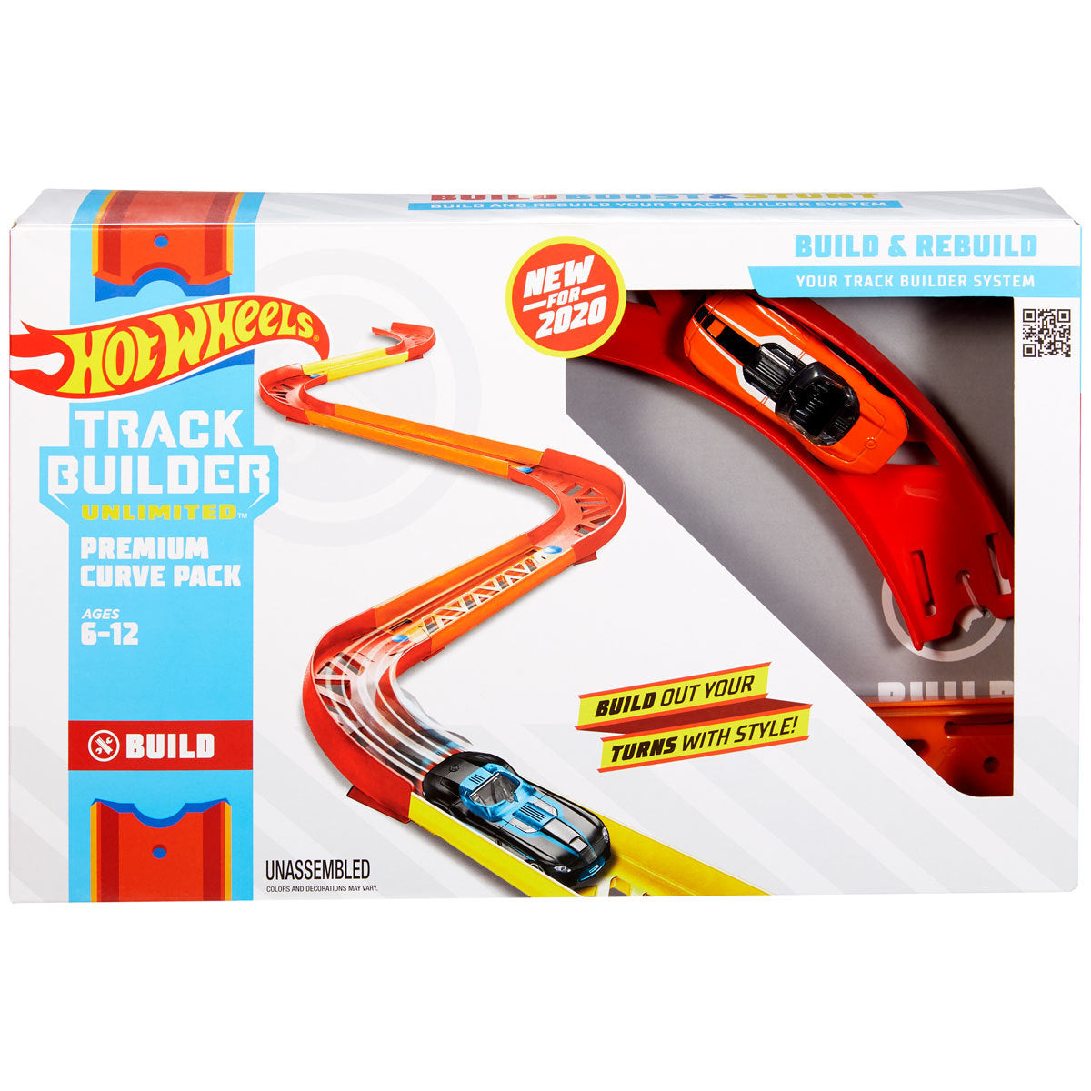 Hot Wheels Track Builder Basic Track Components Pack GLC87