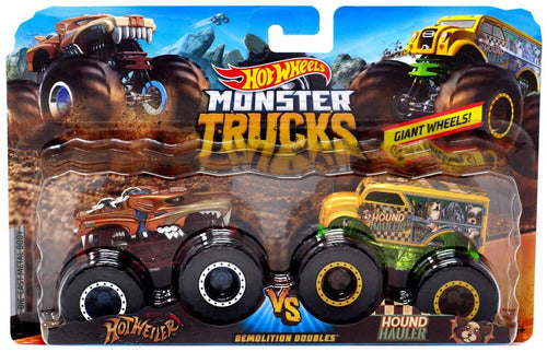 Hot Wheels Monster Trucks 2-Pack 1:64 Scale FYJ64