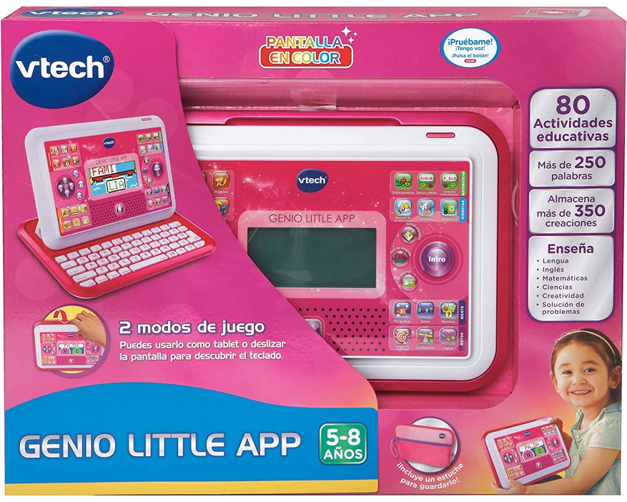 Tablet con teclado infantil Vtech Genio Little App - Juguetería - Tablet  con teclado infantil