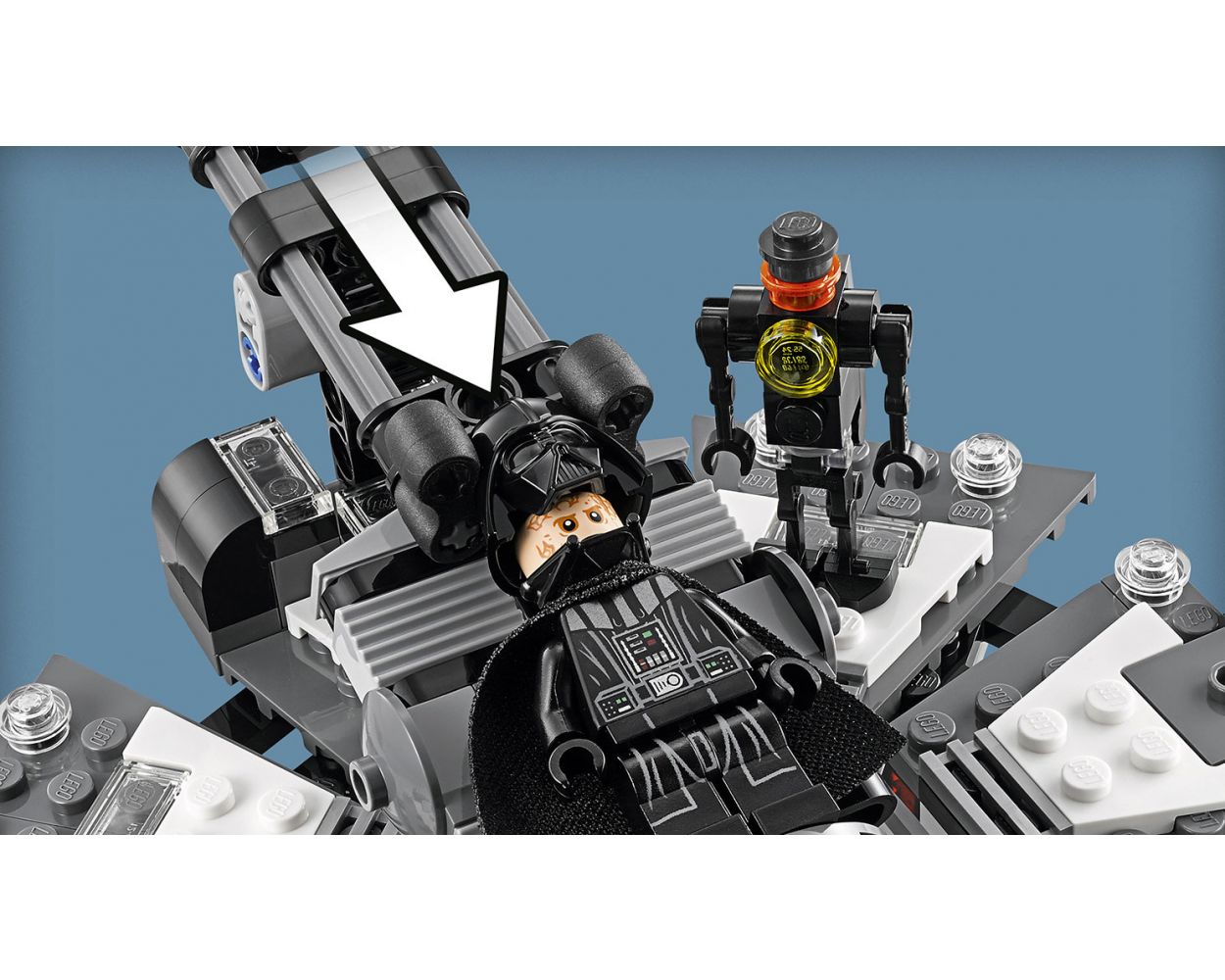 Lego transformacion de darth fashion vader