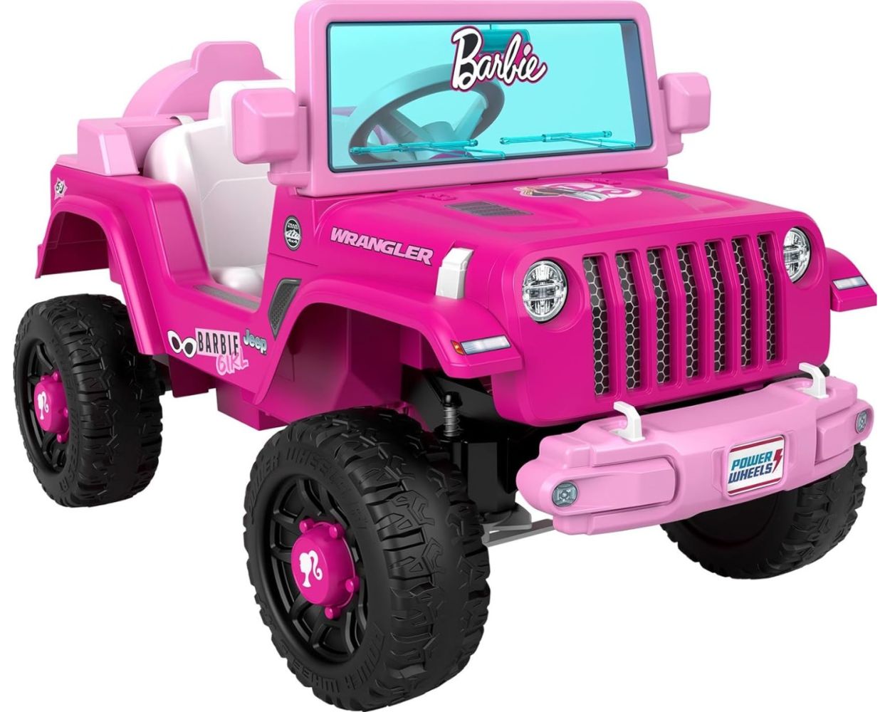 Fisher Price Power Wheels Vehiculo Montable Barbie Jeep HPP70