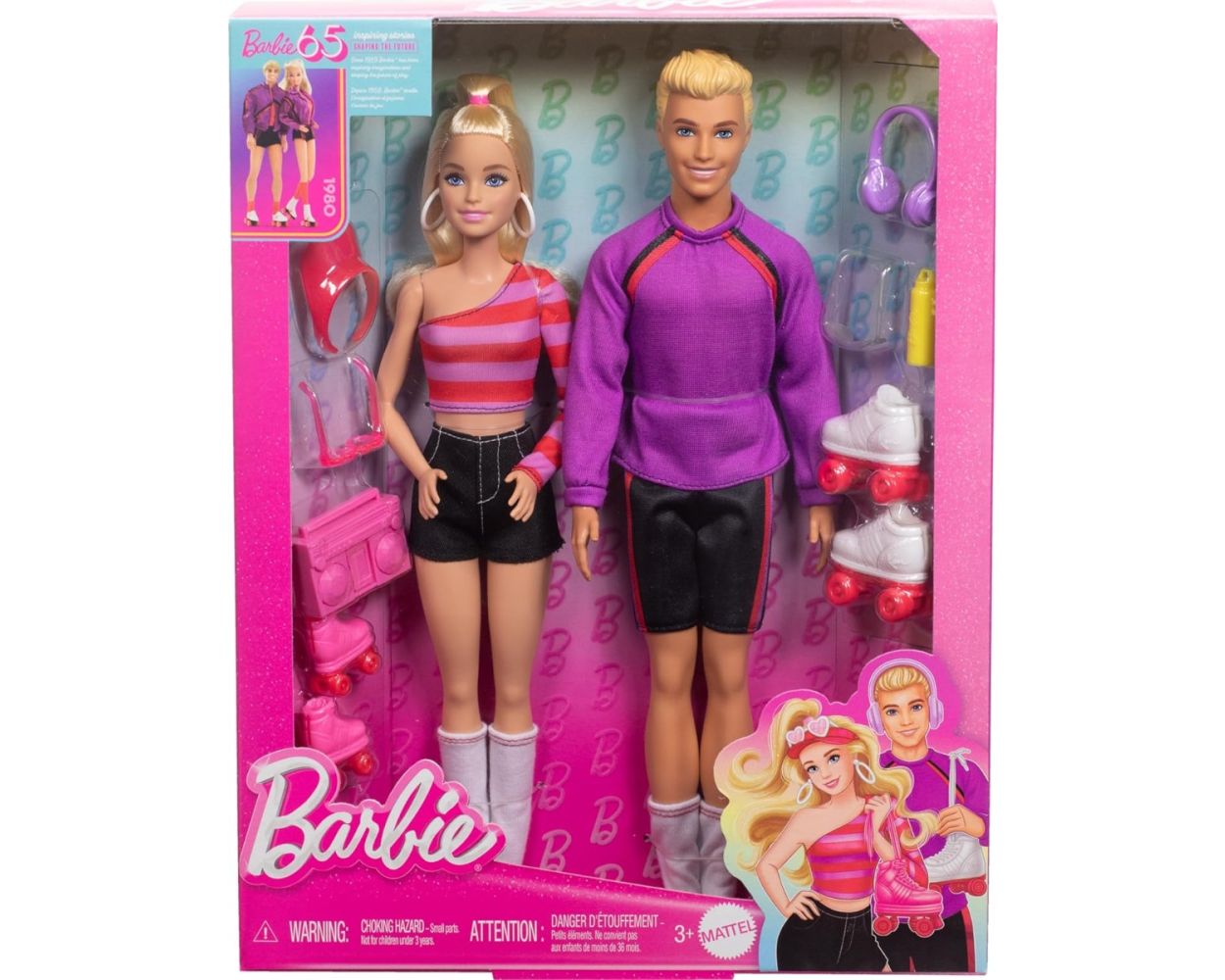 Barbie Fashionista Munecos Ken en Patines 65 Aniversario HXK90 JulioCepeda