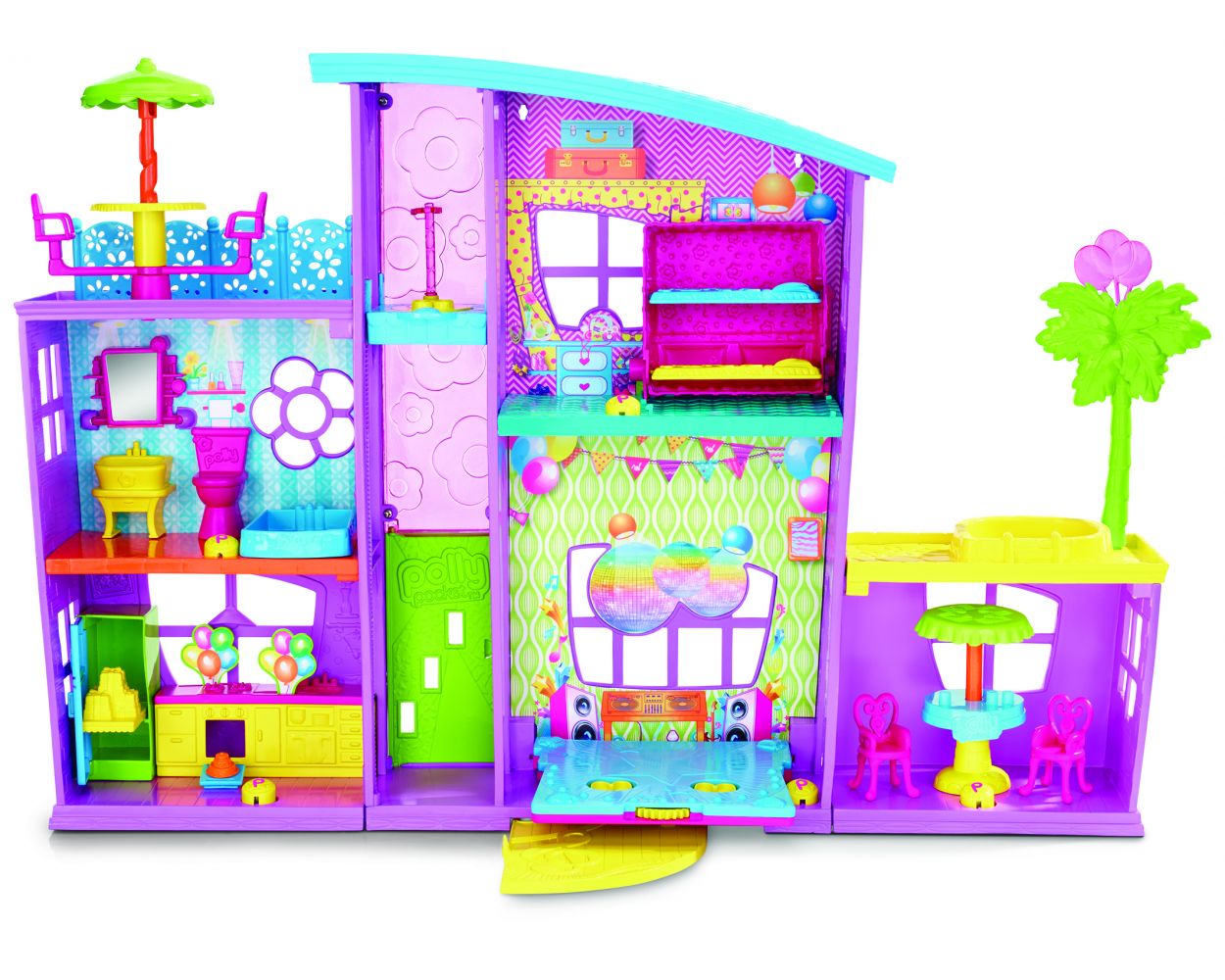 Muñeca polly pocket fashion casa de sorpresas