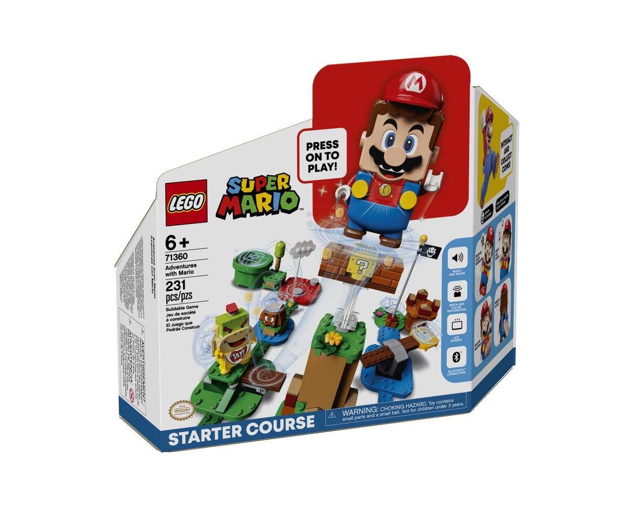 Lego Mario Bros Recorrido Inicial: Aventuras con Mario