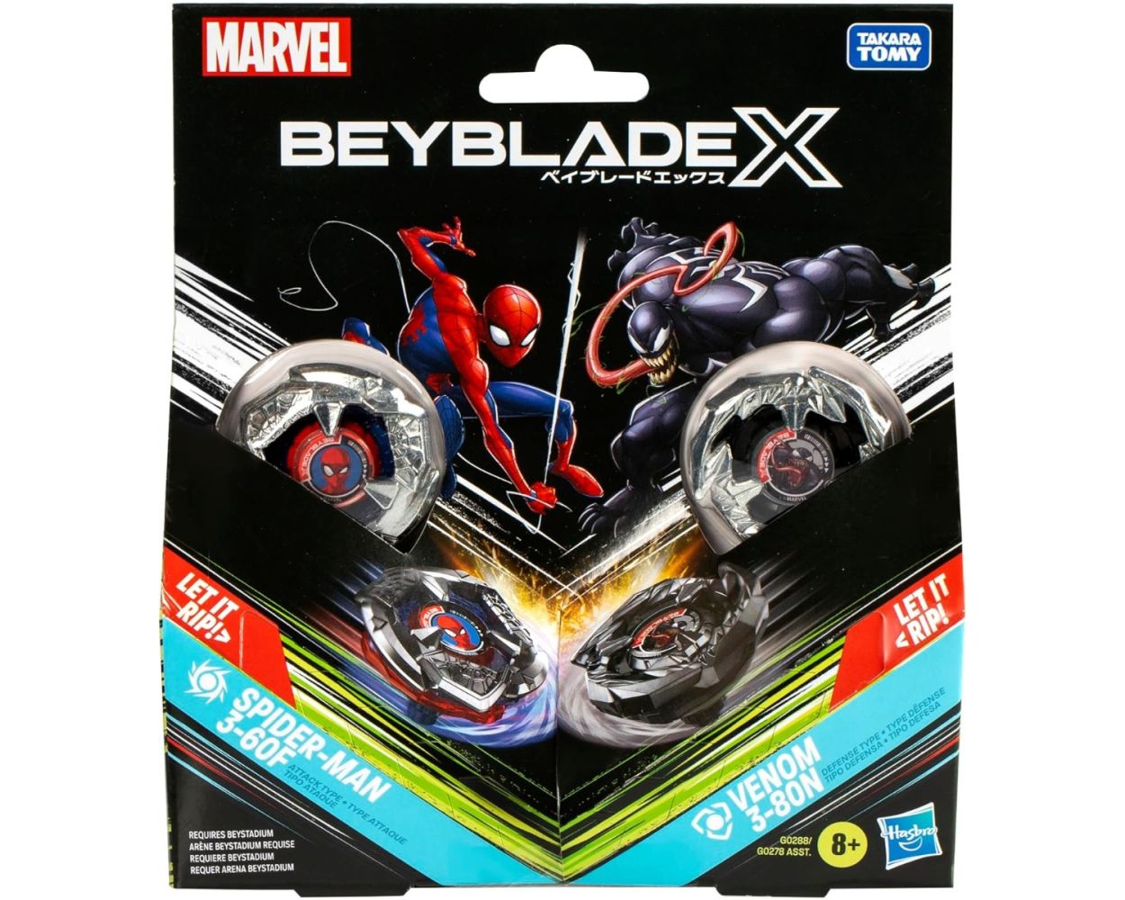 Beyblade X Marvel Collab Spider Man JulioCepeda