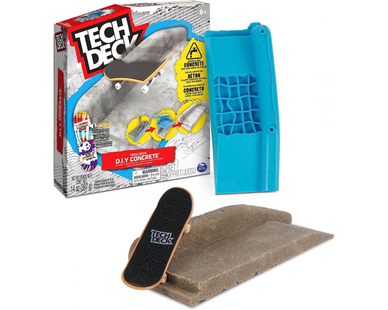 Tech Deck Juego de Modelado Kit de Parque de Skate